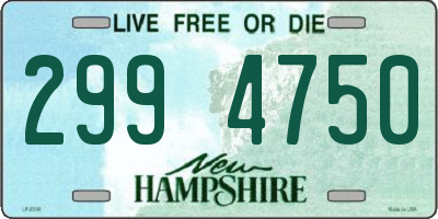 NH license plate 2994750