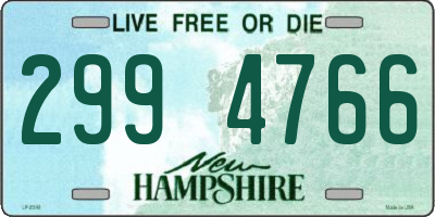 NH license plate 2994766