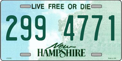 NH license plate 2994771