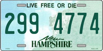 NH license plate 2994774