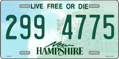 NH license plate 2994775