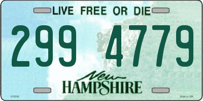 NH license plate 2994779