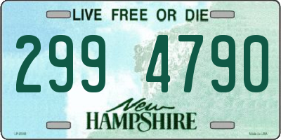 NH license plate 2994790
