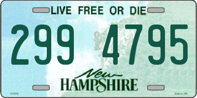NH license plate 2994795