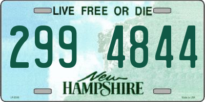 NH license plate 2994844