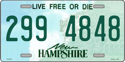 NH license plate 2994848