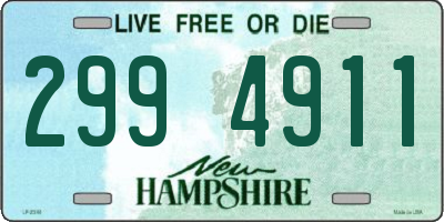NH license plate 2994911