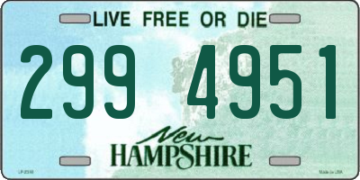 NH license plate 2994951