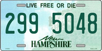 NH license plate 2995048
