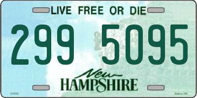 NH license plate 2995095