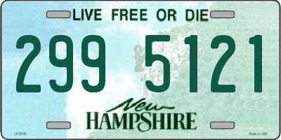 NH license plate 2995121