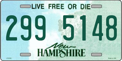 NH license plate 2995148