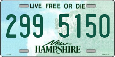 NH license plate 2995150