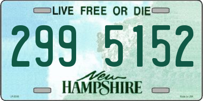 NH license plate 2995152