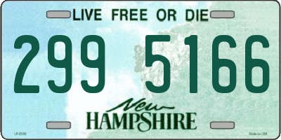 NH license plate 2995166