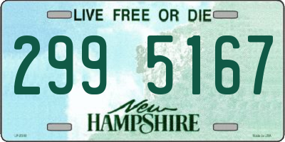 NH license plate 2995167