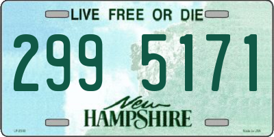 NH license plate 2995171