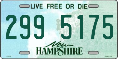NH license plate 2995175