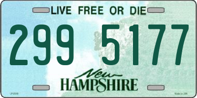 NH license plate 2995177