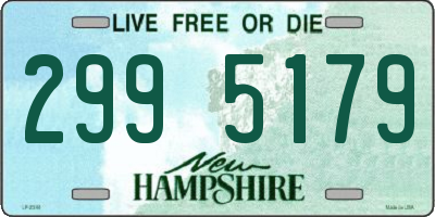 NH license plate 2995179