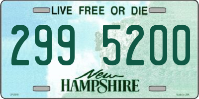 NH license plate 2995200