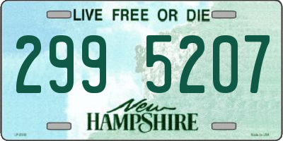 NH license plate 2995207