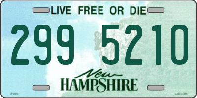 NH license plate 2995210