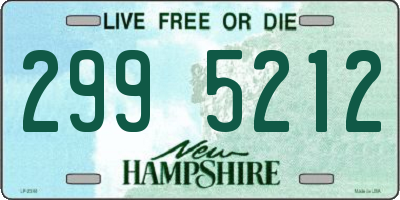 NH license plate 2995212