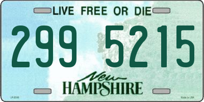 NH license plate 2995215