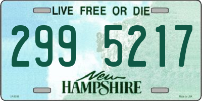 NH license plate 2995217
