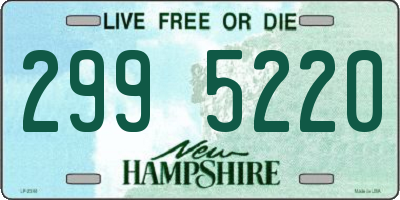 NH license plate 2995220