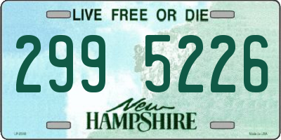 NH license plate 2995226