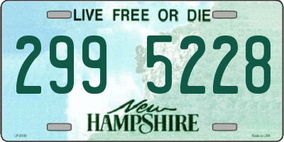 NH license plate 2995228