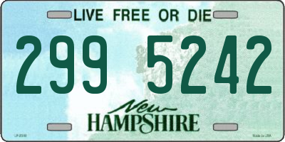 NH license plate 2995242