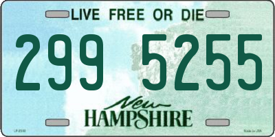NH license plate 2995255