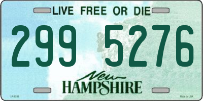 NH license plate 2995276