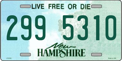 NH license plate 2995310