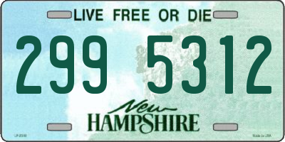 NH license plate 2995312