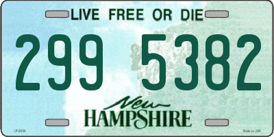 NH license plate 2995382