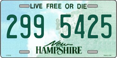 NH license plate 2995425