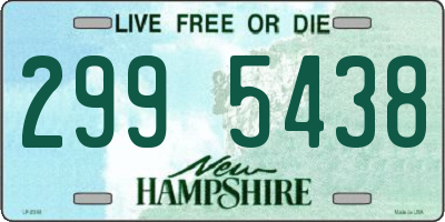 NH license plate 2995438