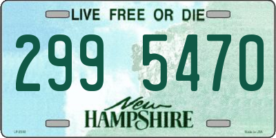 NH license plate 2995470