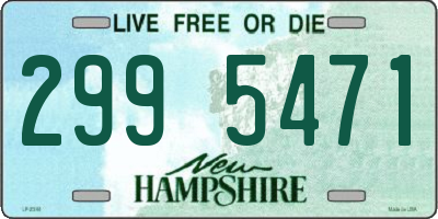 NH license plate 2995471