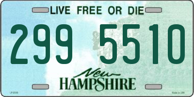 NH license plate 2995510