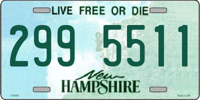 NH license plate 2995511