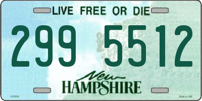 NH license plate 2995512