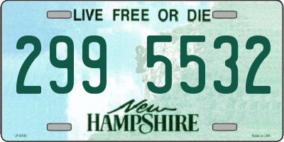 NH license plate 2995532