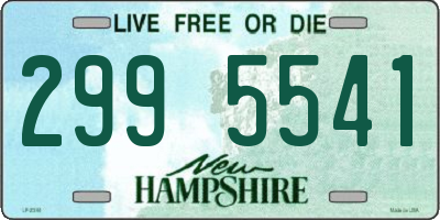 NH license plate 2995541