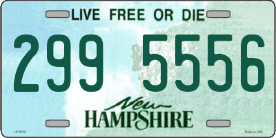 NH license plate 2995556