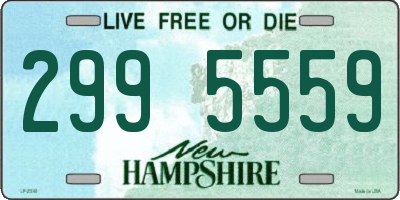 NH license plate 2995559